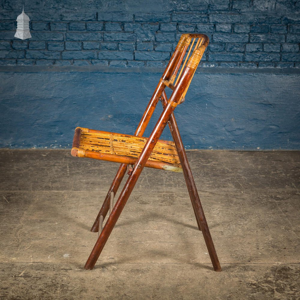 NR46821: 19th C Bamboo Folding Chair