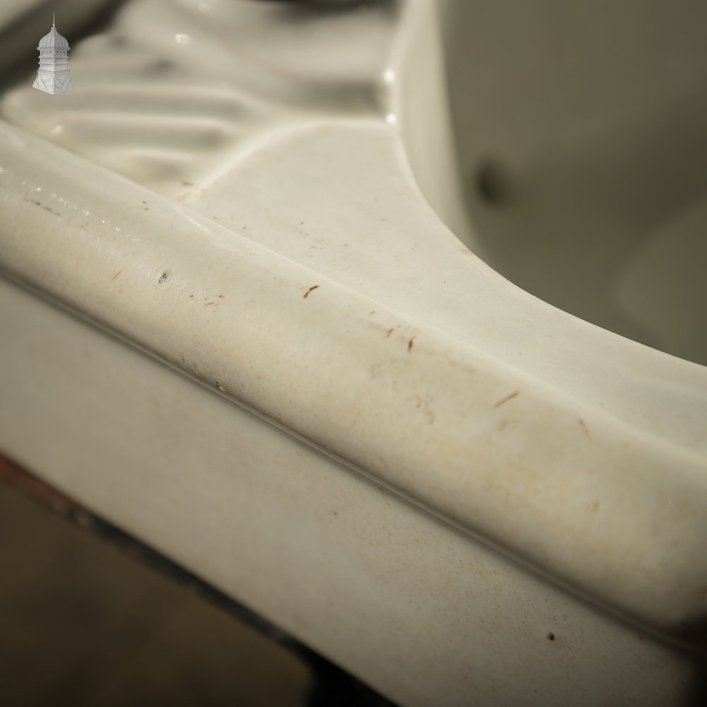 Communal Washroom Sinks, Original Edwardian Eight Basin Arrangement on Cast Iron Stand