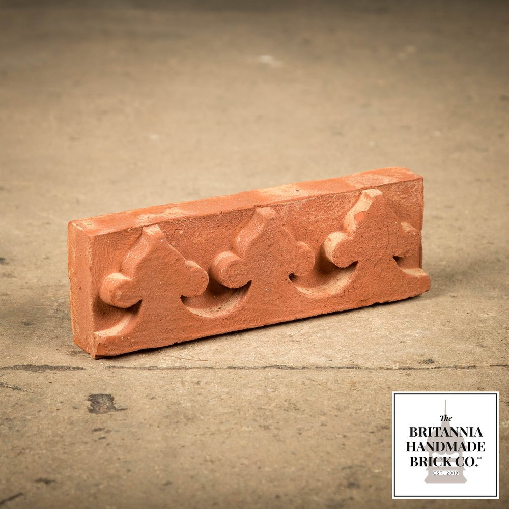 Finial Border String, Decorative Handmade Red Brick