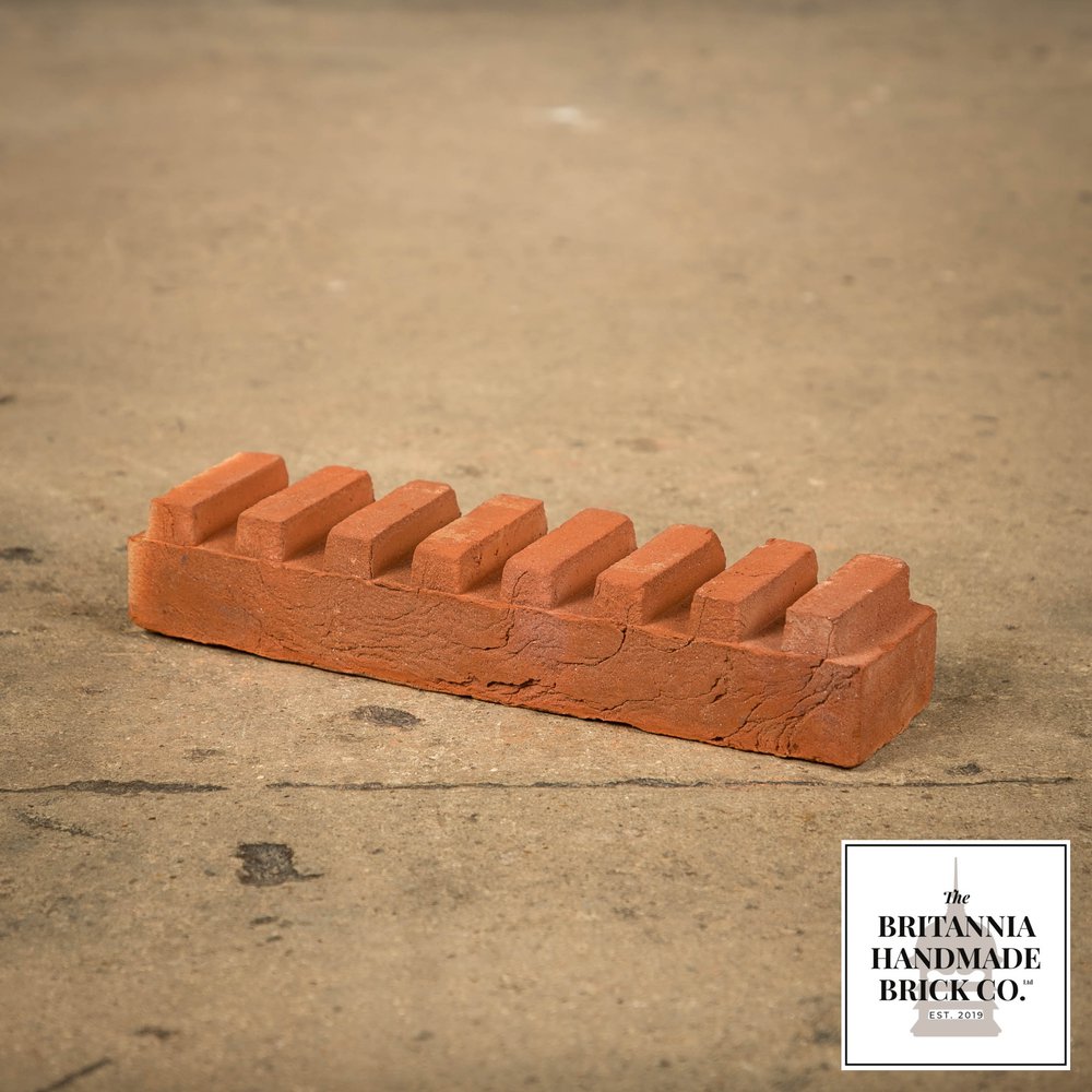 Dental String, Decorative 2 1/4" Handmade Red Brick