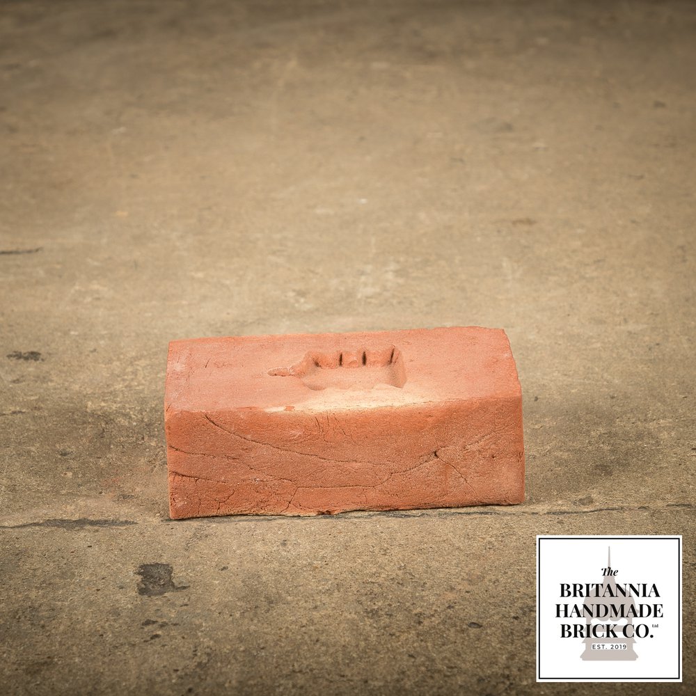 2" Handmade Red Brick, Period Style Small Fireplace Brick