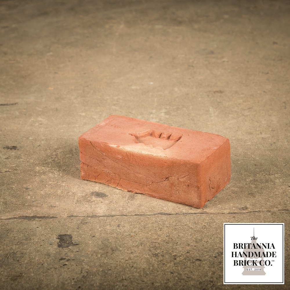 2" Handmade Red Brick, Period Style Small Fireplace Brick