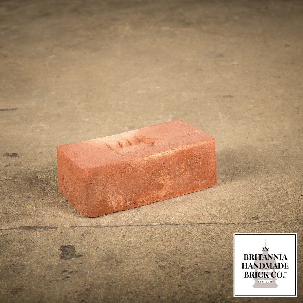 2" Handmade Red Brick, Period Style Small Fireplace Brick