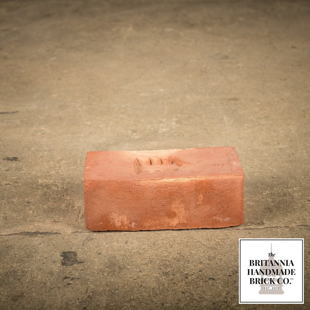 2" Handmade Red Brick, Period Style Small Fireplace Brick