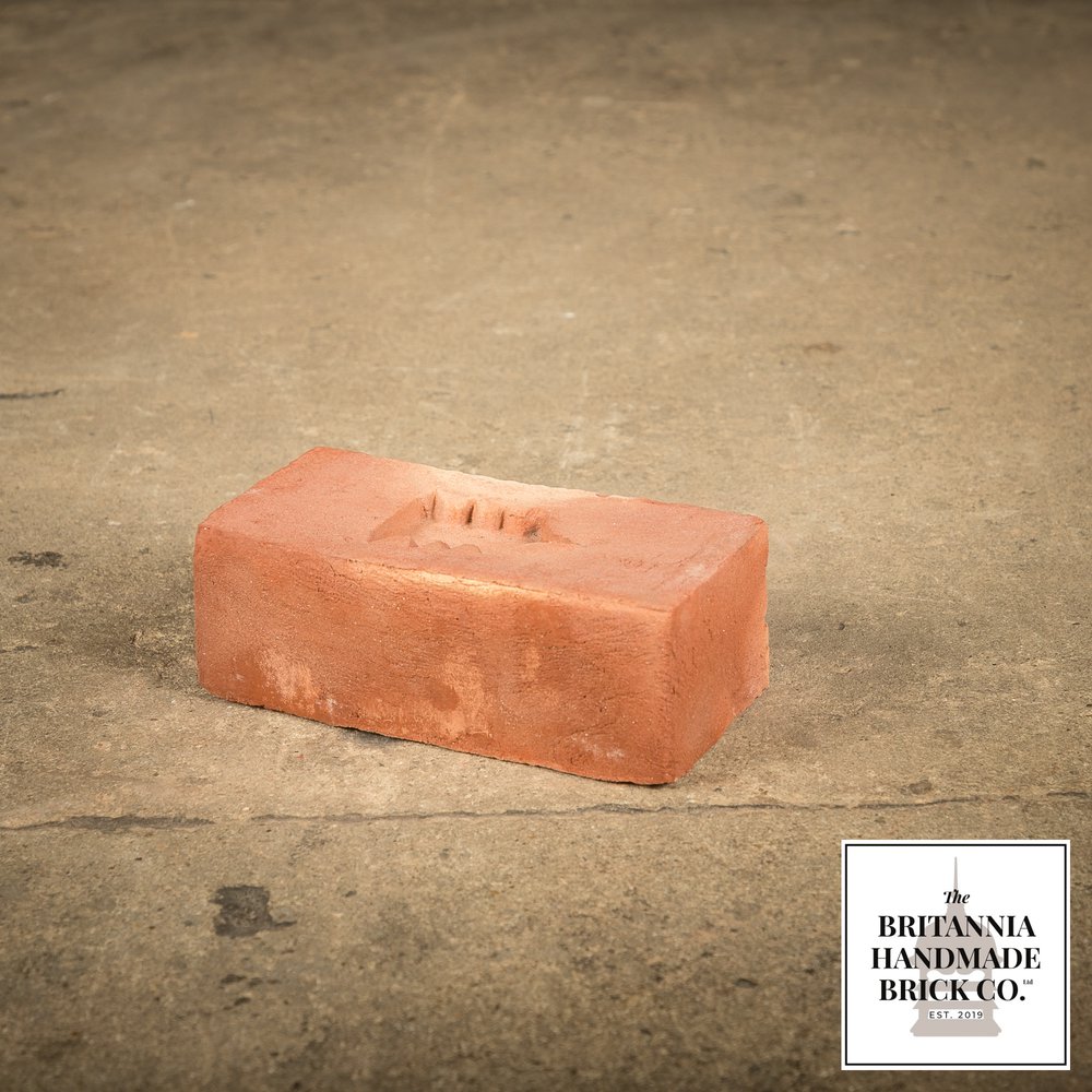 2" Handmade Red Brick, Period Style Small Fireplace Brick