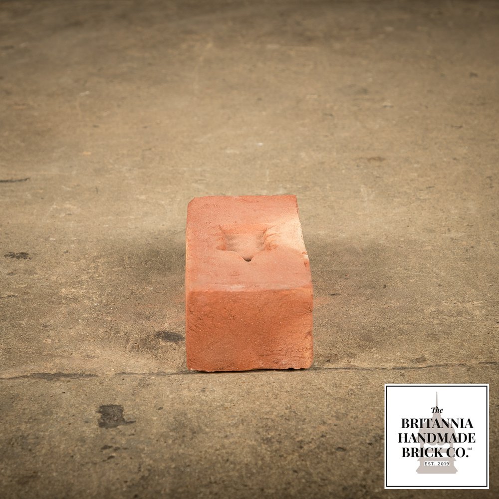 2" Handmade Red Brick, Period Style Small Fireplace Brick