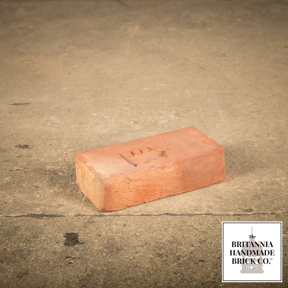 1 1/2" Handmade Red Brick, Period Style Small Fireplace Brick