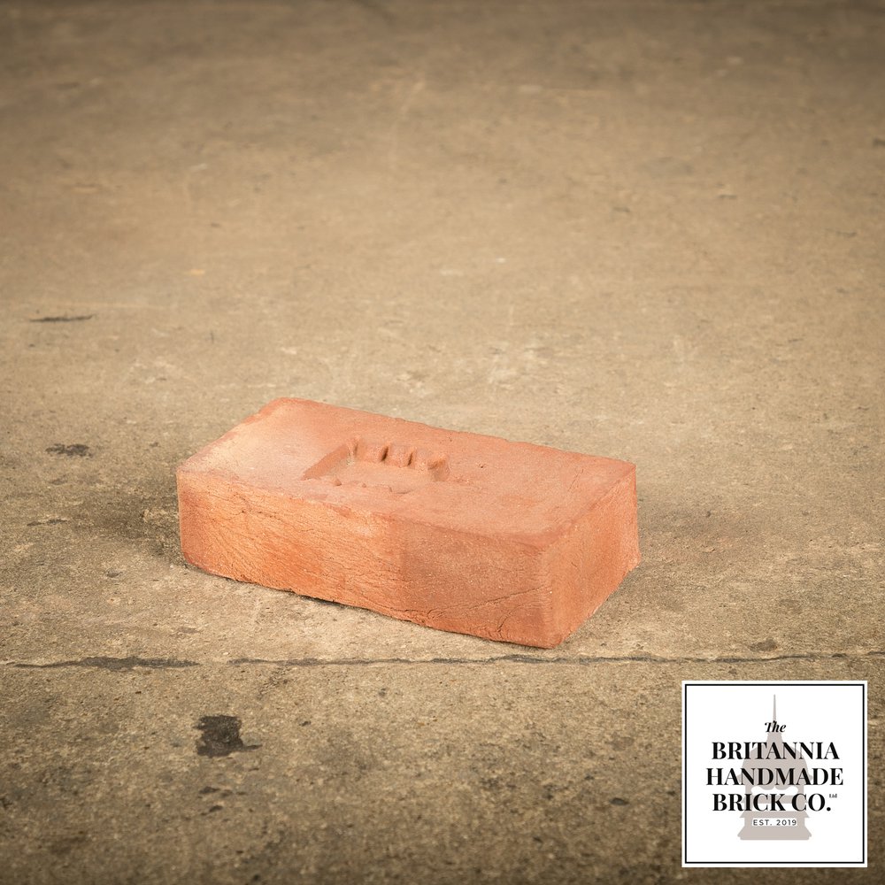 1 1/2" Handmade Red Brick, Period Style Small Fireplace Brick