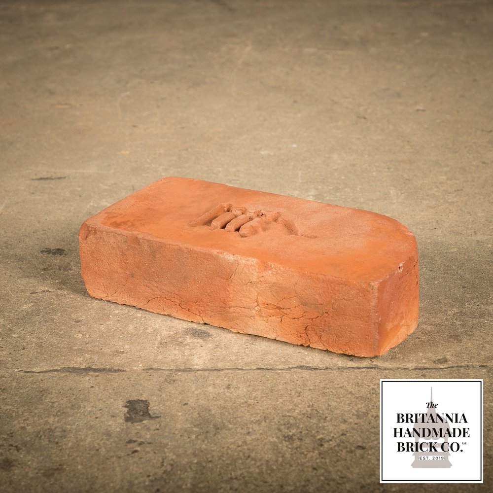 2 1/4” Single Bullnose, Handmade Period Style Red Brick