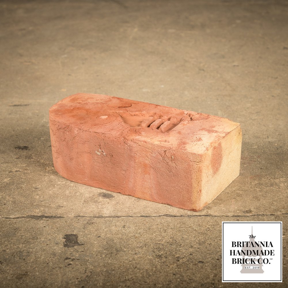 2 3/4” Single Bullnose, Handmade Period Style Red Brick