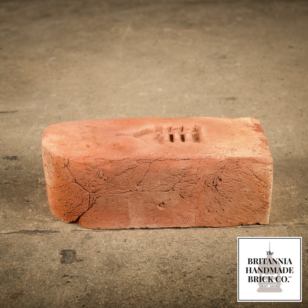 3" Single Bullnose, Handmade Period Style Red Brick