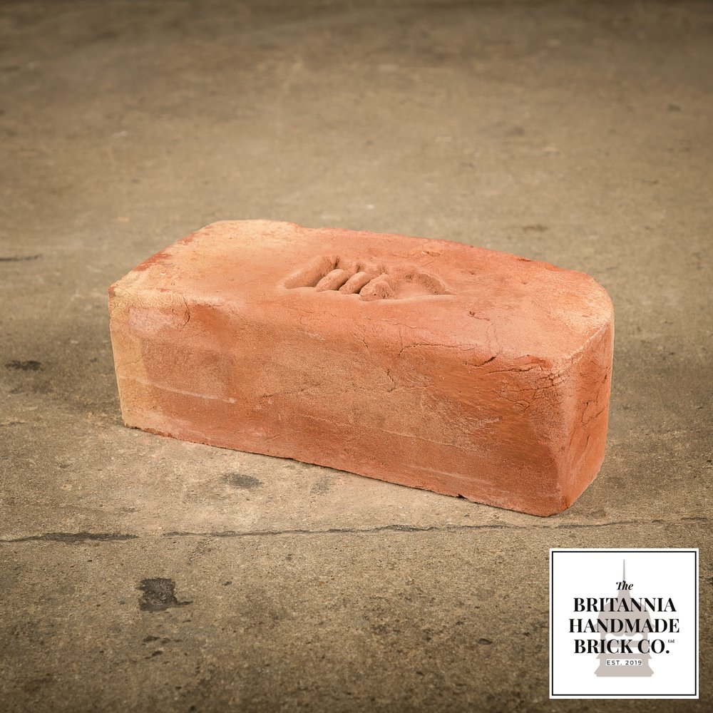 3" Single Bullnose, Handmade Period Style Red Brick