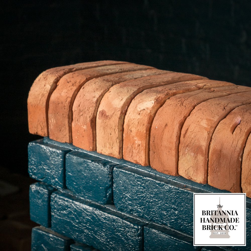 2” Double Bullnose, Handmade Period Style Red Brick