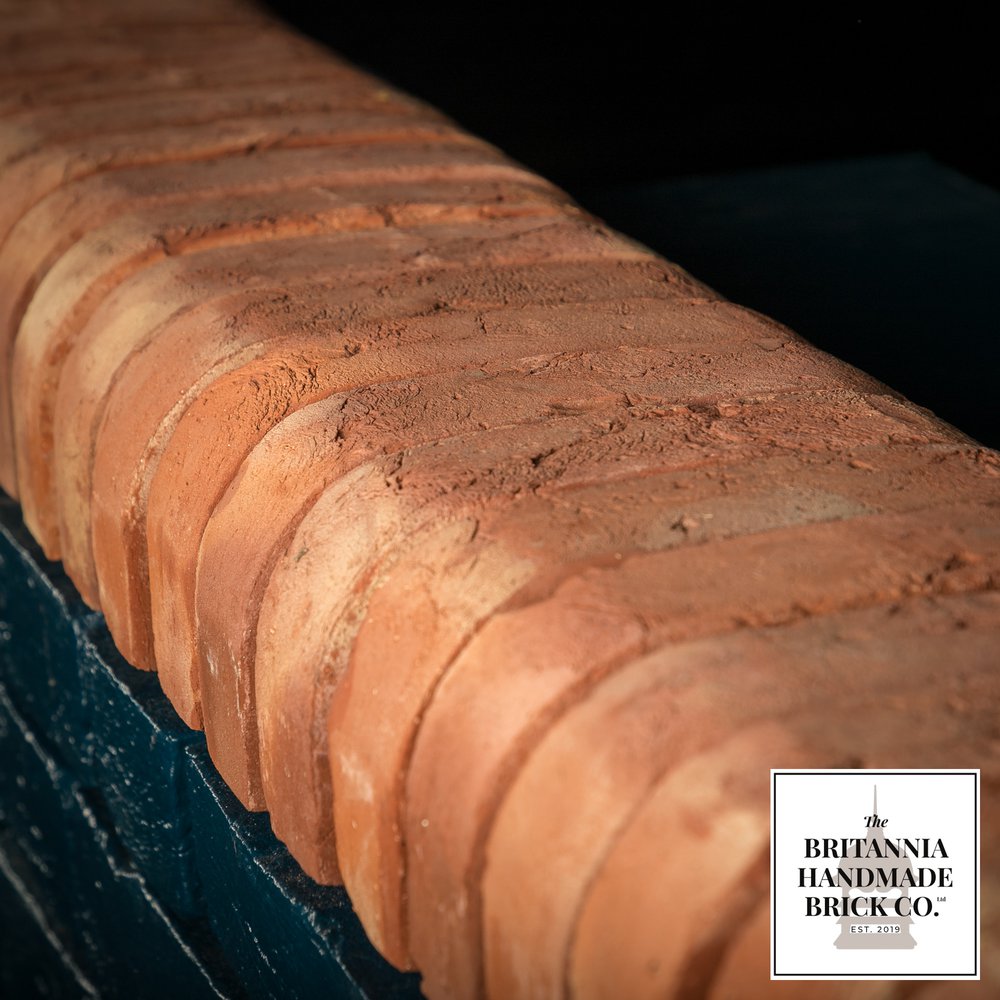 2” Double Bullnose, Handmade Period Style Red Brick