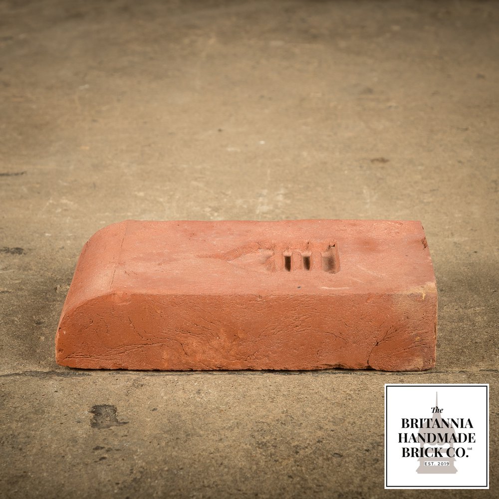 2” Bullnose Header, Handmade Period Style Red Brick