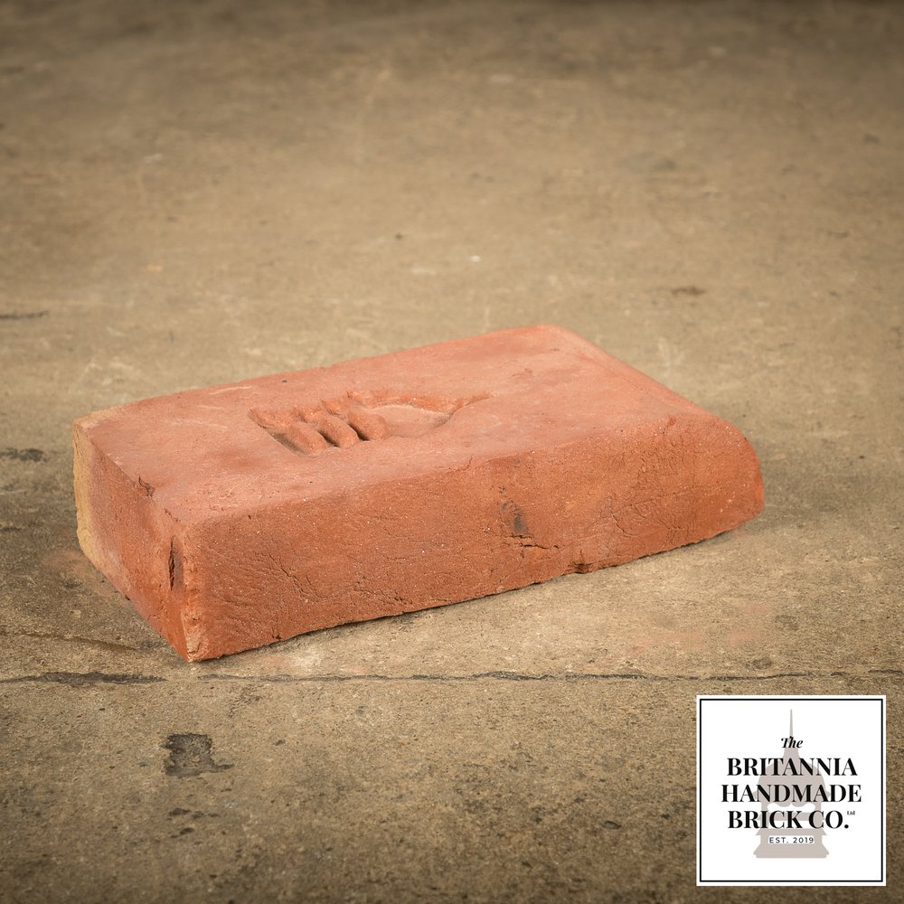 2” Bullnose Header, Handmade Period Style Red Brick