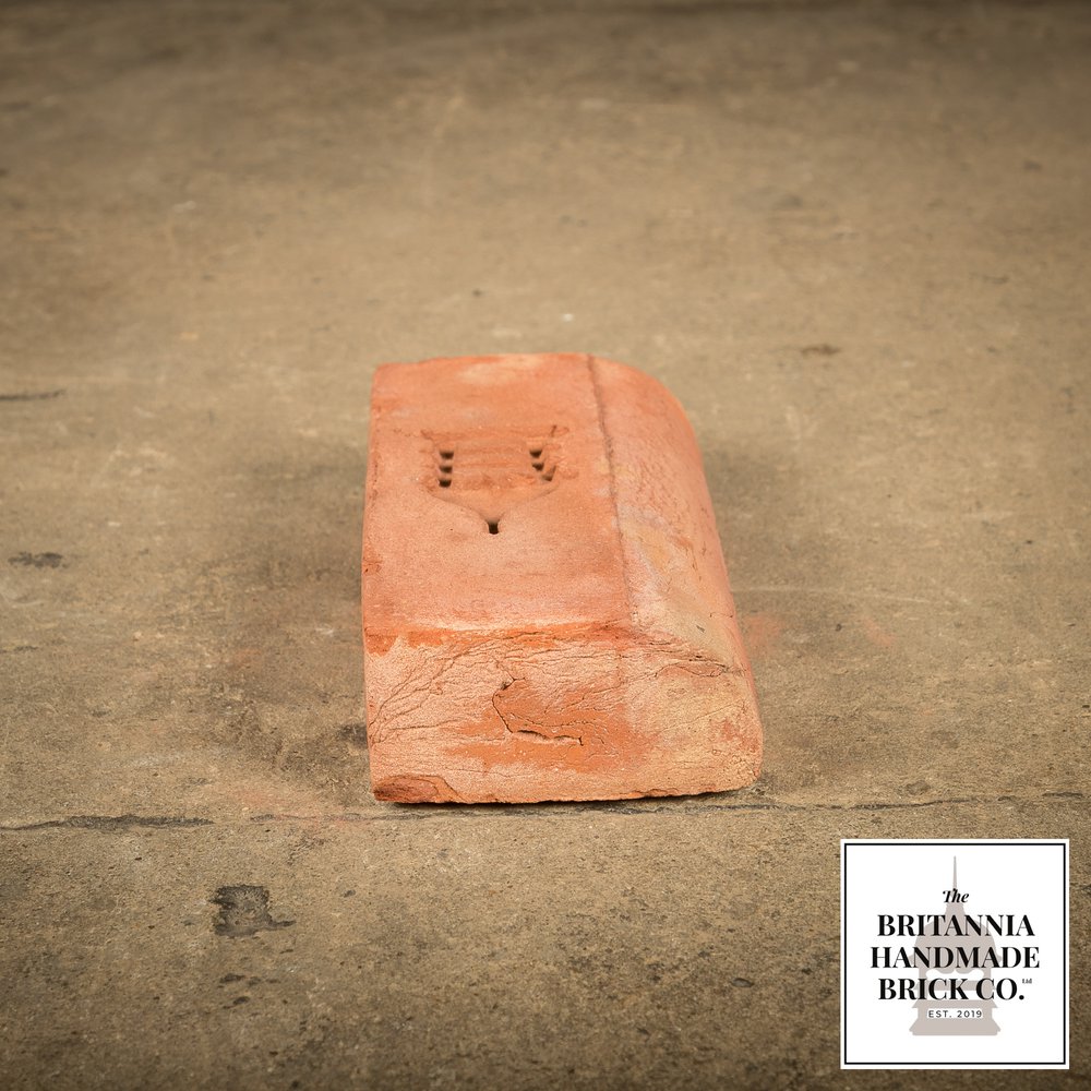 2” Bullnose Stretcher, Handmade Period Style Red Brick