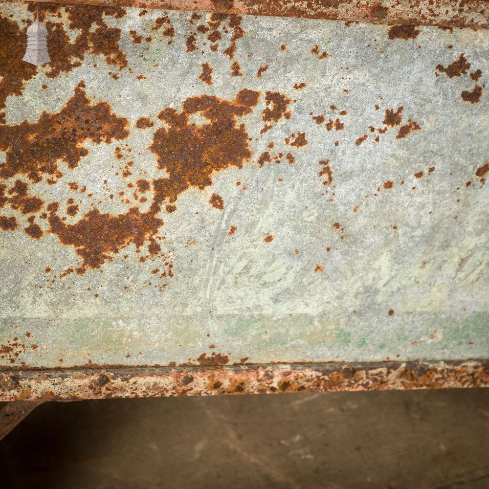 Industrial Wheeled Tank, Galvanised Handcart