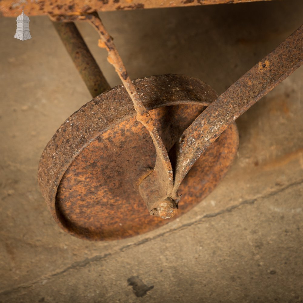 Industrial Wheeled Tank, Galvanised Handcart