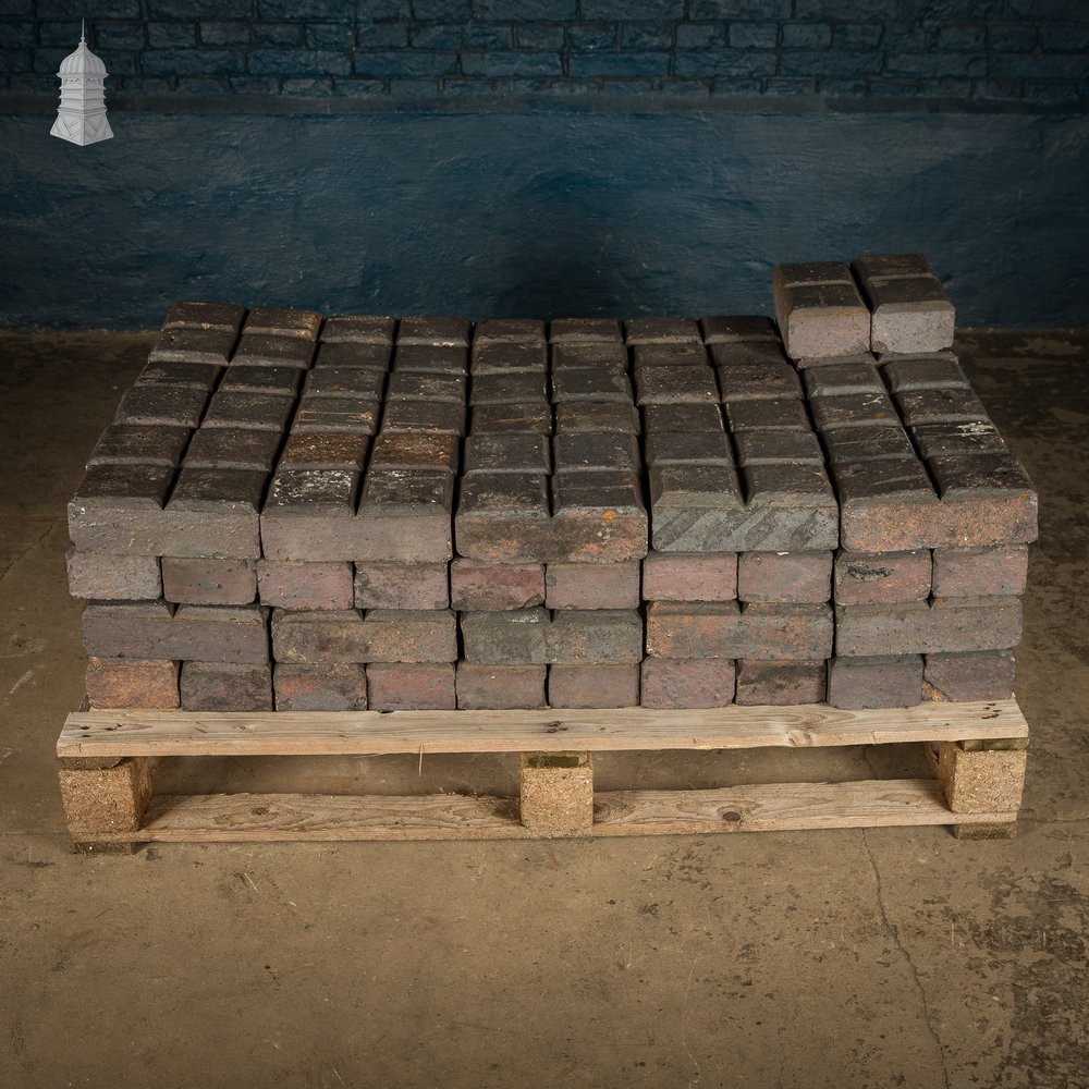 Reclaimed Stable Bricks, Staffordshire Blue Doubles, 122 Pavers