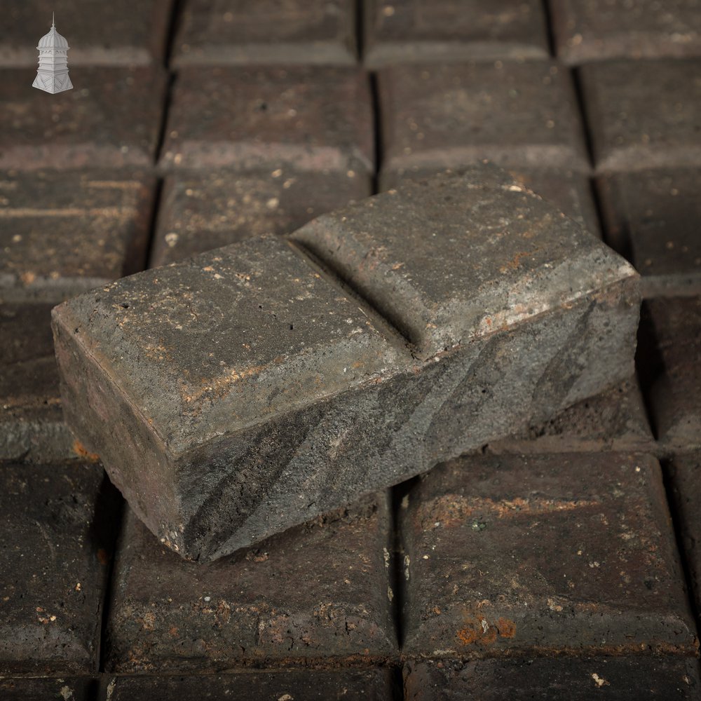 Reclaimed Stable Bricks, Staffordshire Blue Doubles, 122 Pavers