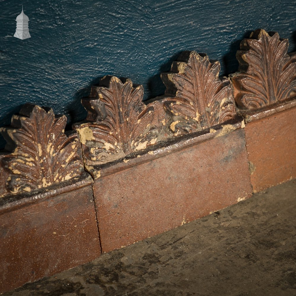 Leaf Garden Edging, Salt Glazed Path Edge