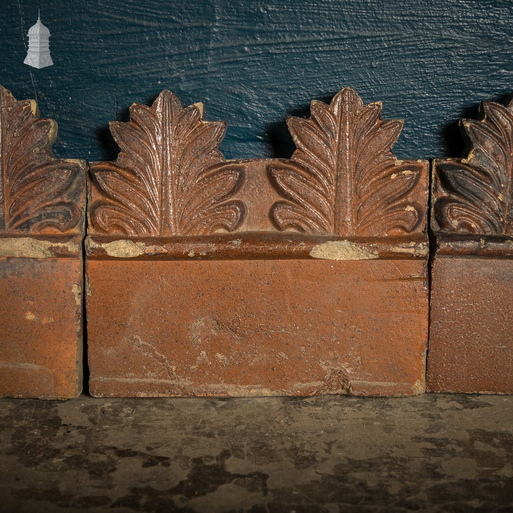 Leaf Garden Edging, Salt Glazed Path Edge