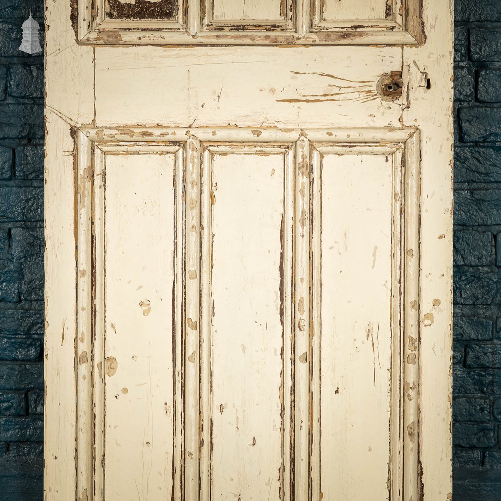 Pine Paneled Door, Moulded 6 Panel