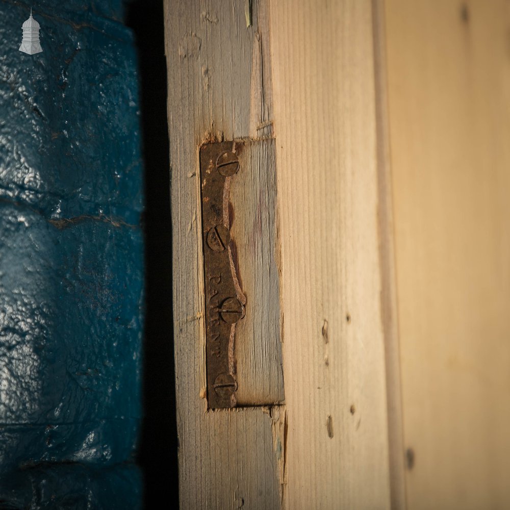 Pine Panelled Door, 19th C Moulded 4 Panel