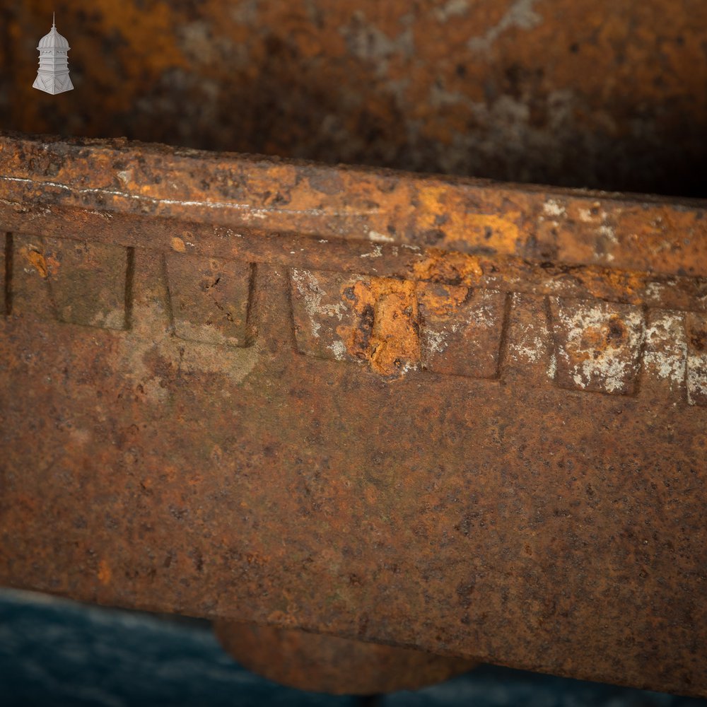 Rain Water Heads, Pair of Hoppers with Dentil Detail