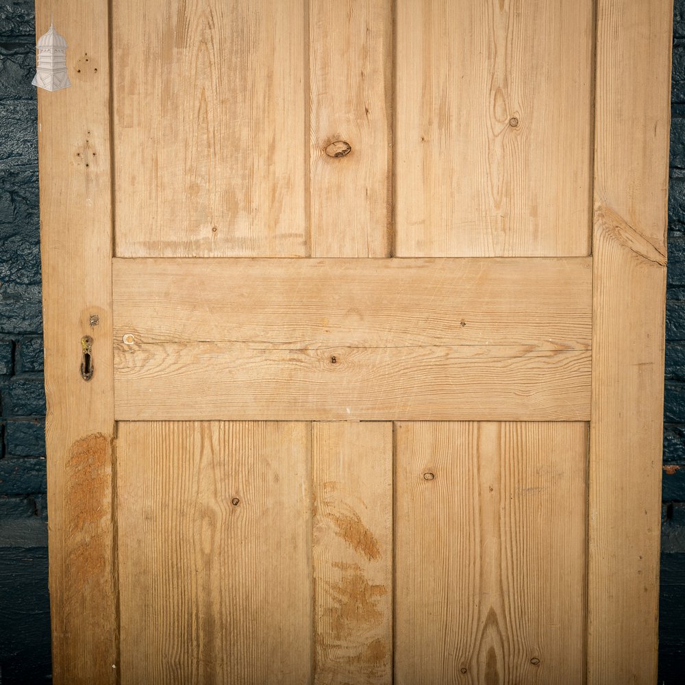 Pine Panelled Door, 4 Panel, Stop Chamfer Detail