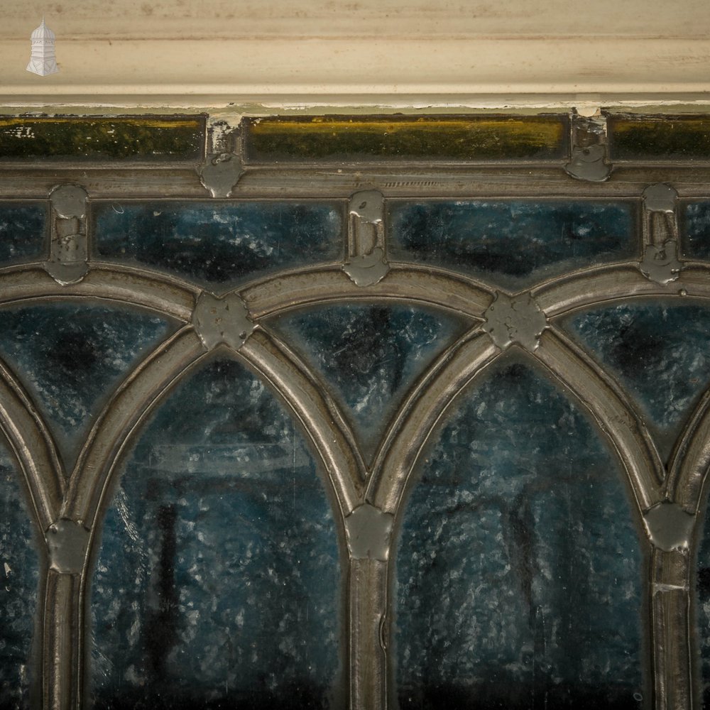 Half Glazed Door, Fitted with Leaded Glass