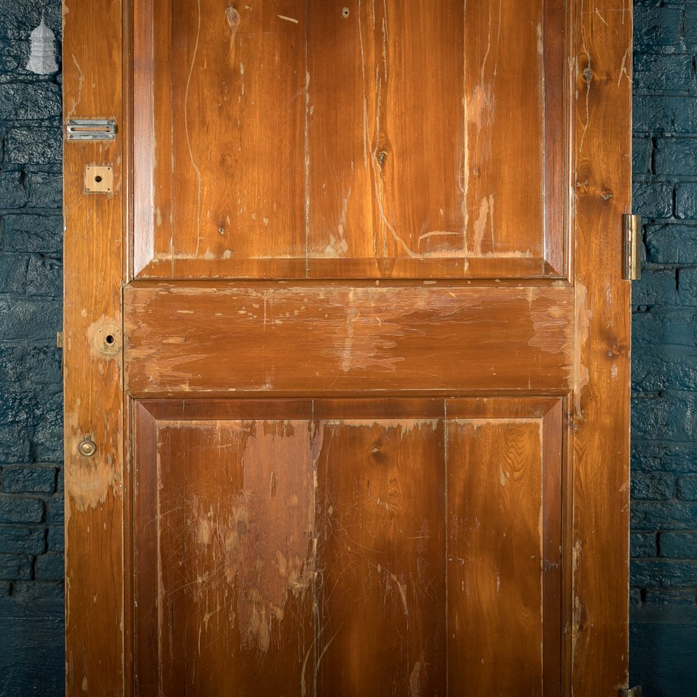 Panelled Door, 19th C Moulded 2 Panel