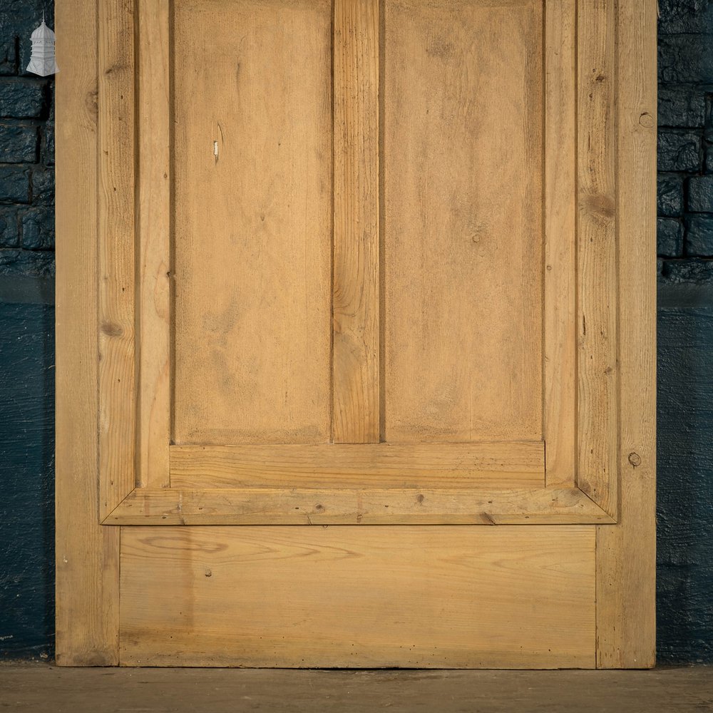 Pine Panaled Door in frame, 4 Panel