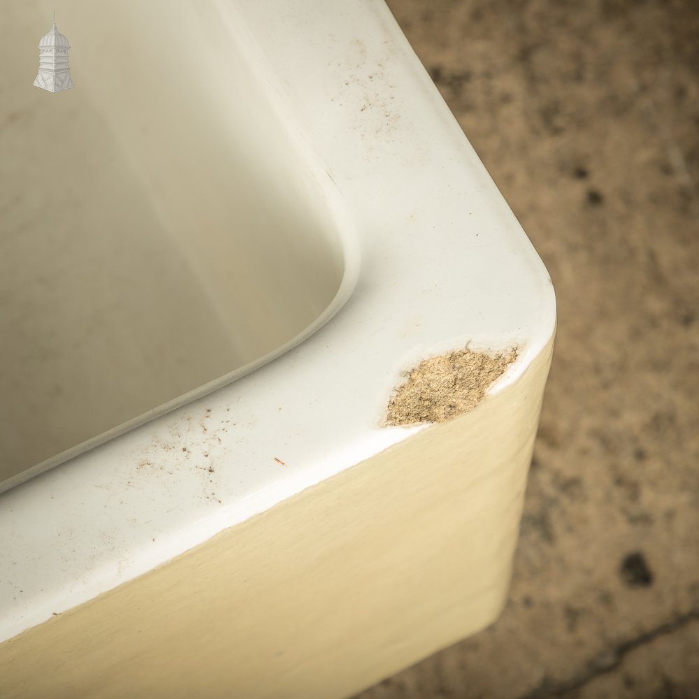 Belfast Butler Sink, Cane and White, 19th C