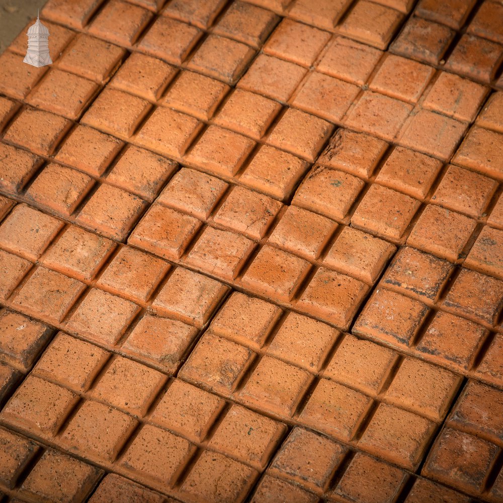 Reclaimed Stable Bricks, 8 Block Red Pavers - 2.27 Square Metres