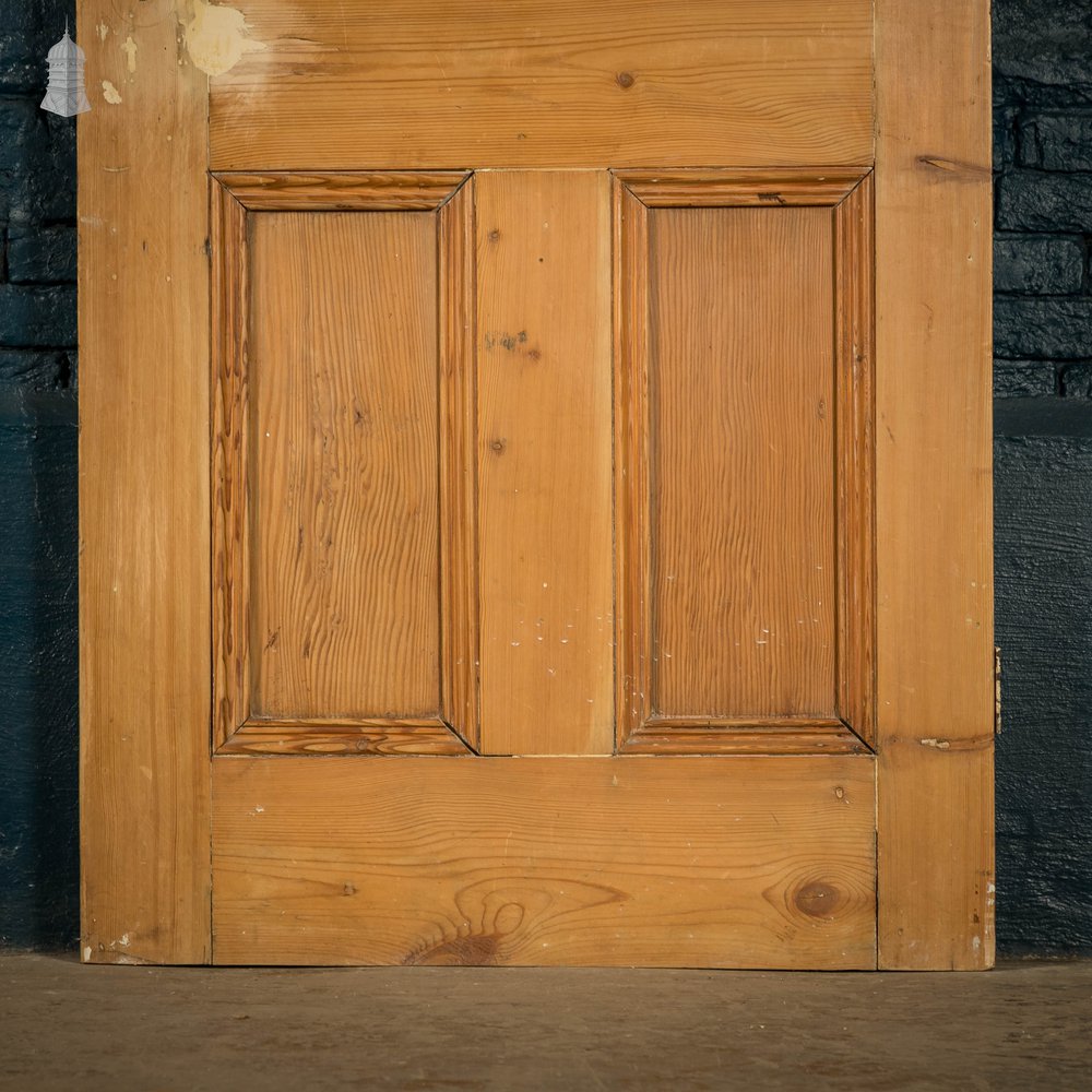 Pine Paneled Door, 4 Moulded Panel