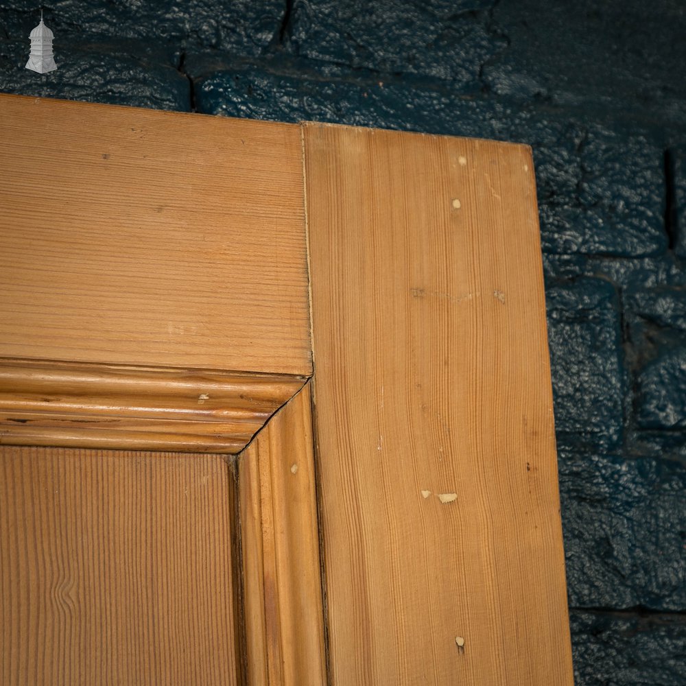 Pine Paneled Door, 4 Moulded Panel