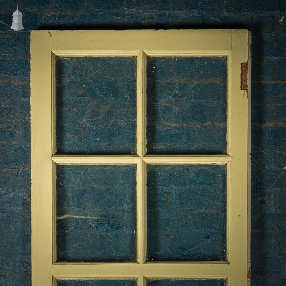 Glazed Room Divider, Painted Pine, 19th C