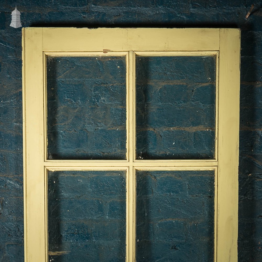 Glazed Room Divider, Painted Pine, 19th C