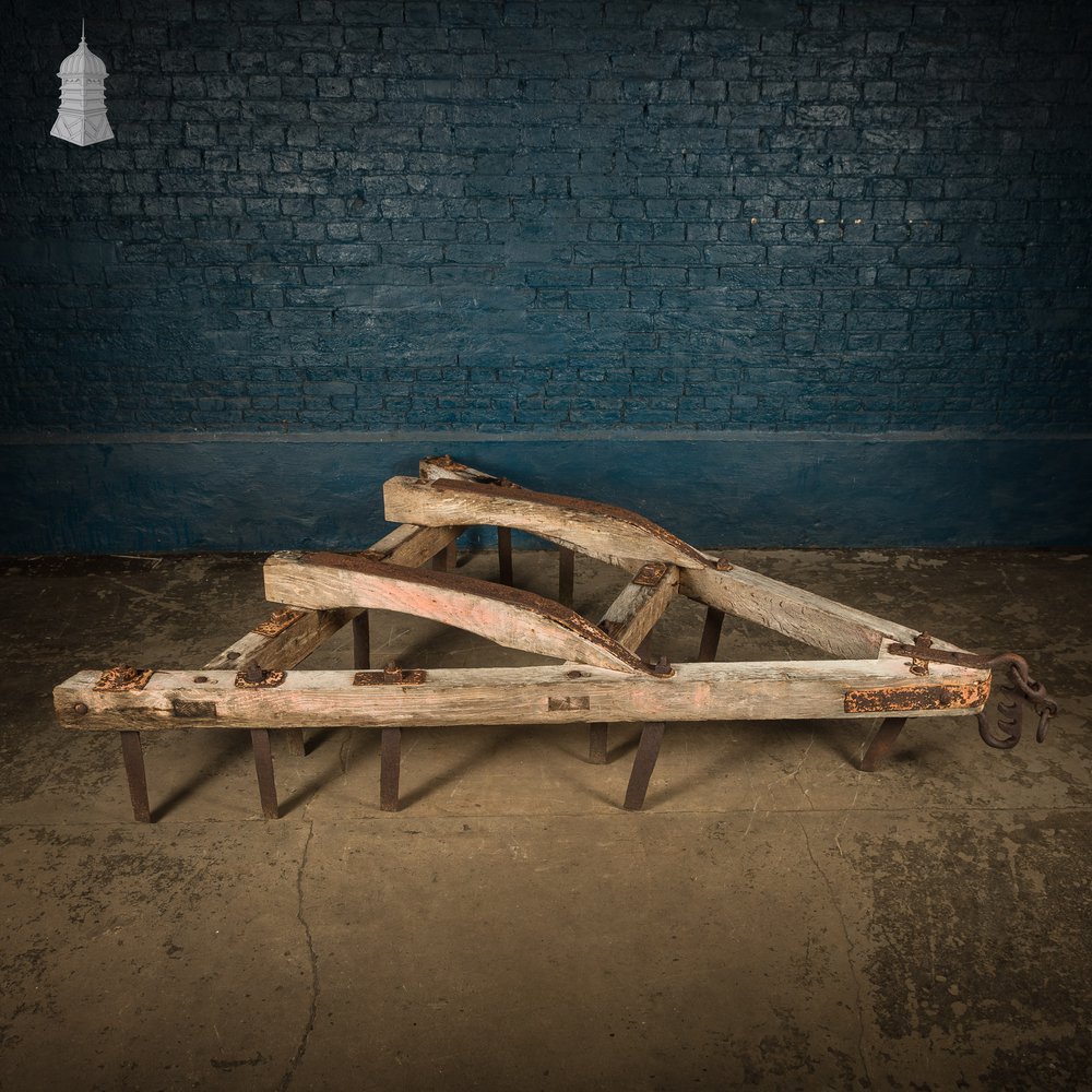 Bygone Field Harrow, Horse Drawn Cultivator