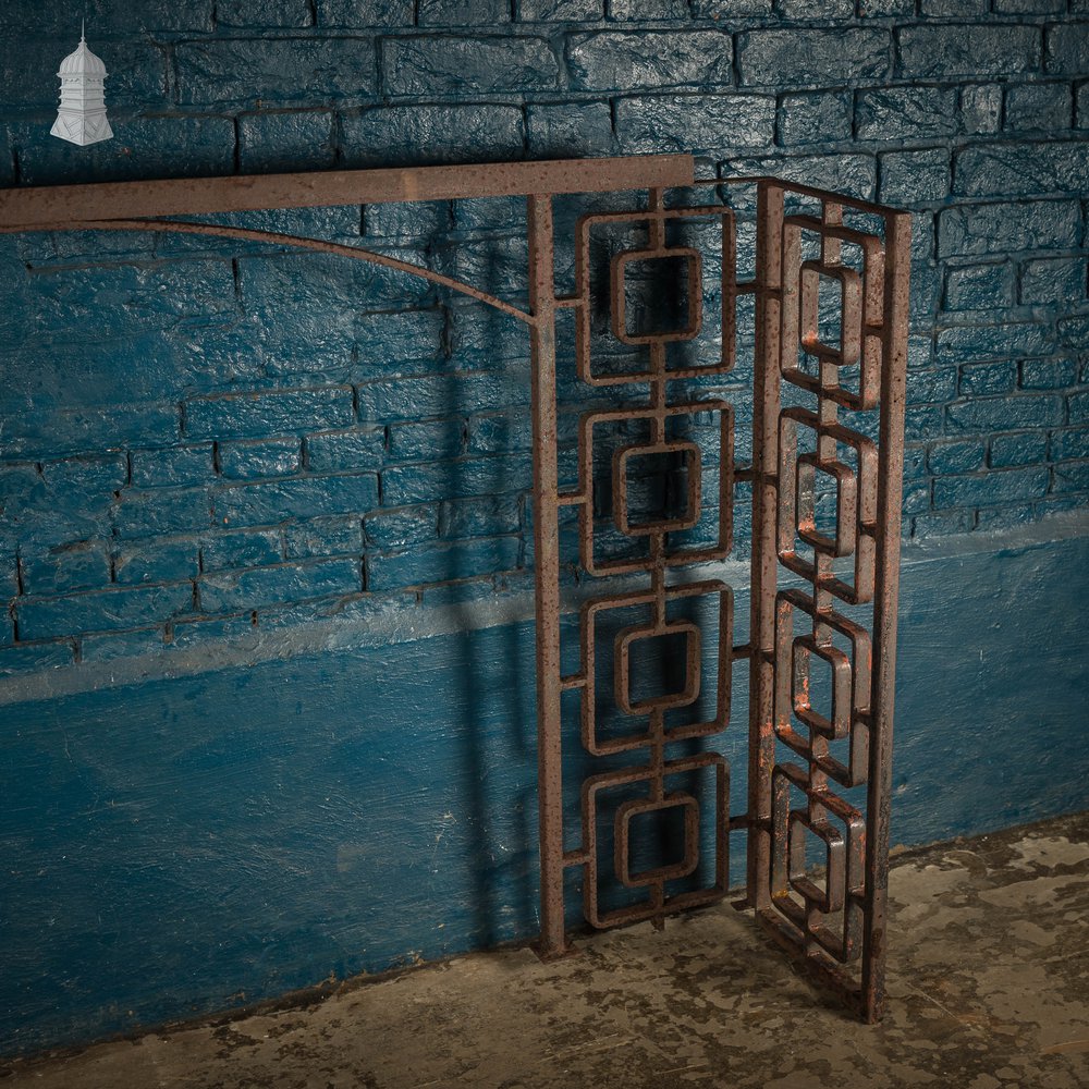 Porch Canopy Structure, Cast Iron