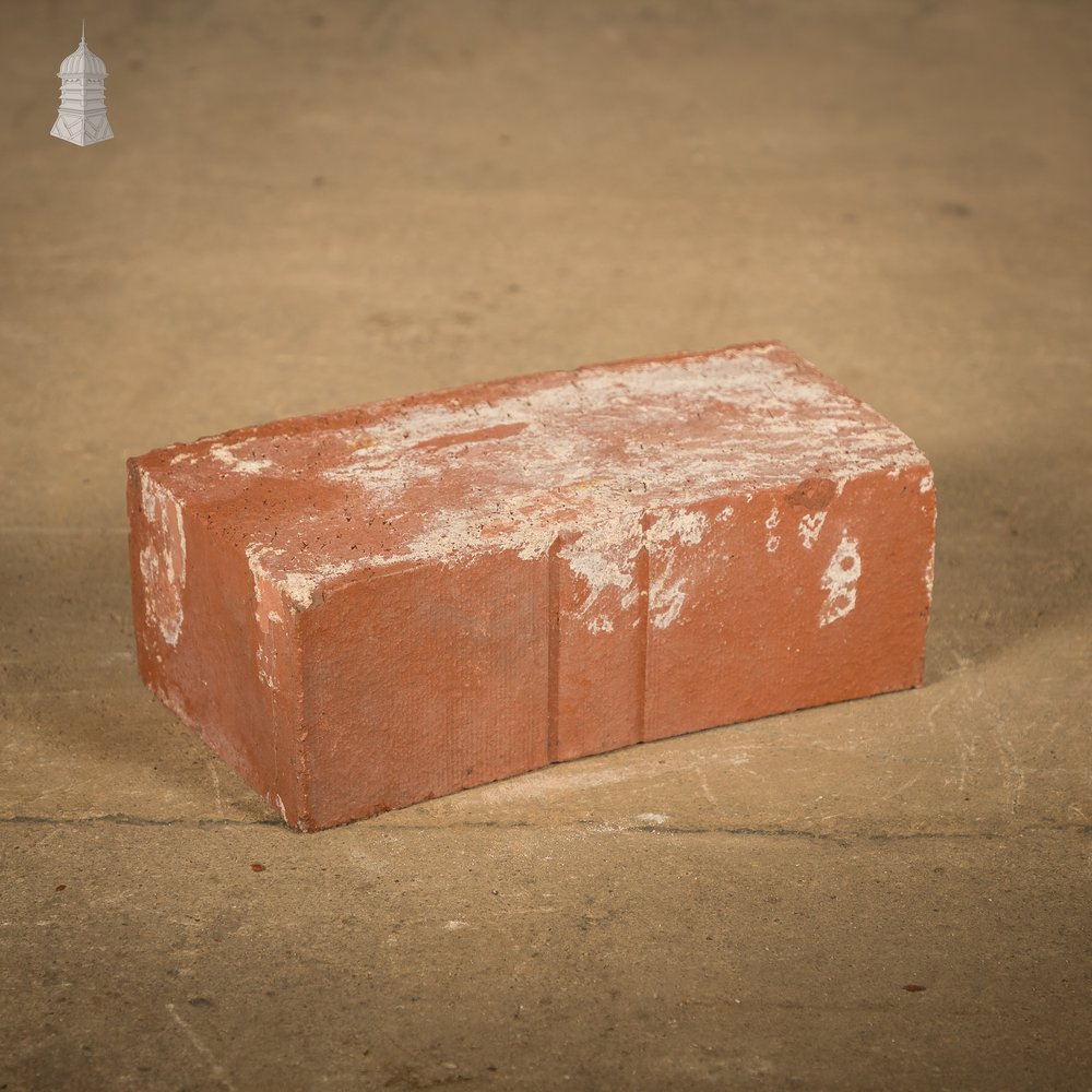 Curved Red Bricks, Batch of 58 Reclaimed Bricks