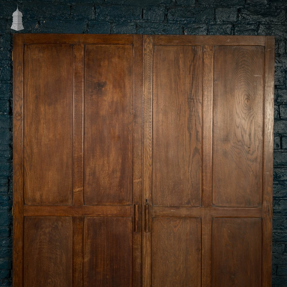 Pine Paneled Doors, 4 Panel Set of 2 Pairs