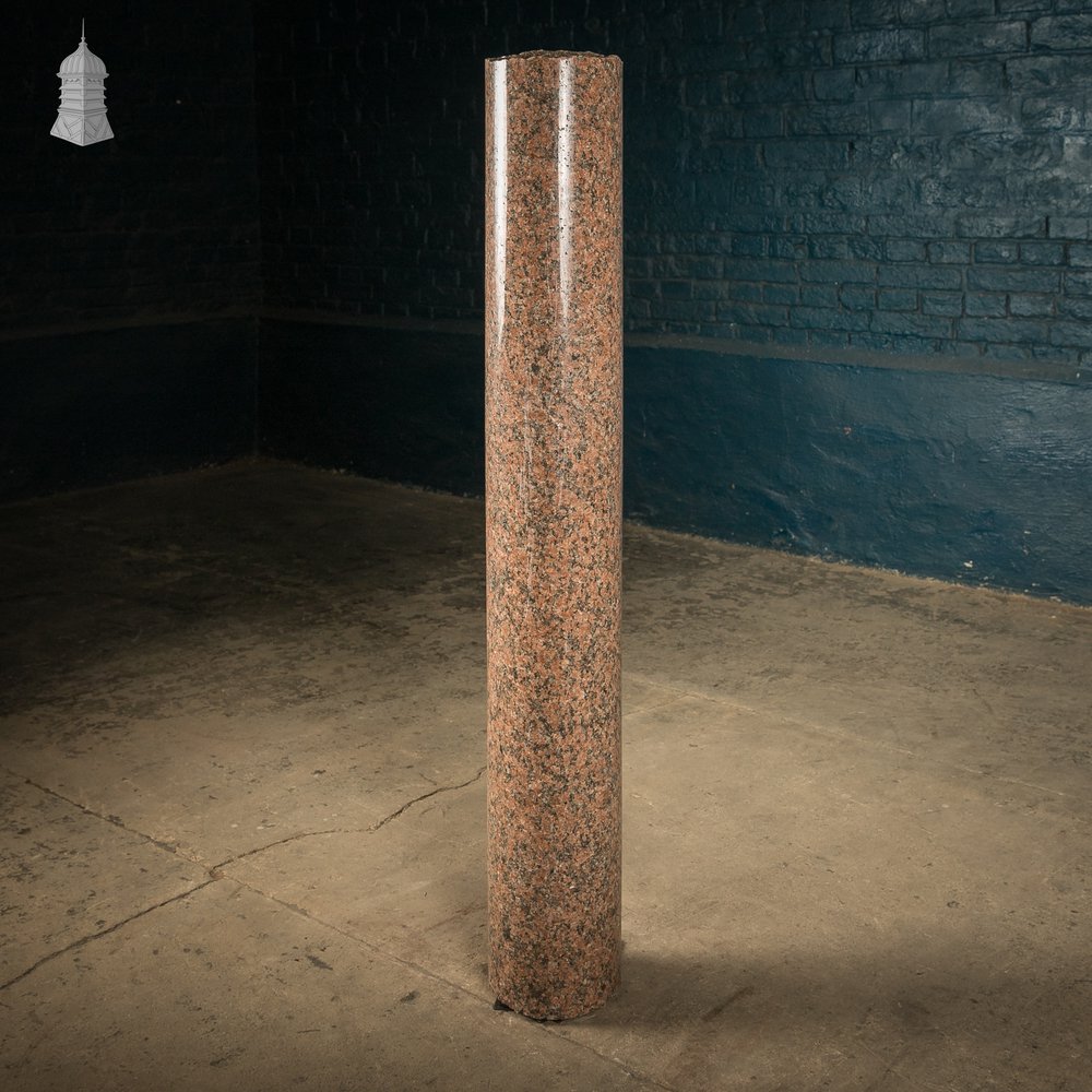 Red Granite Column, Polished