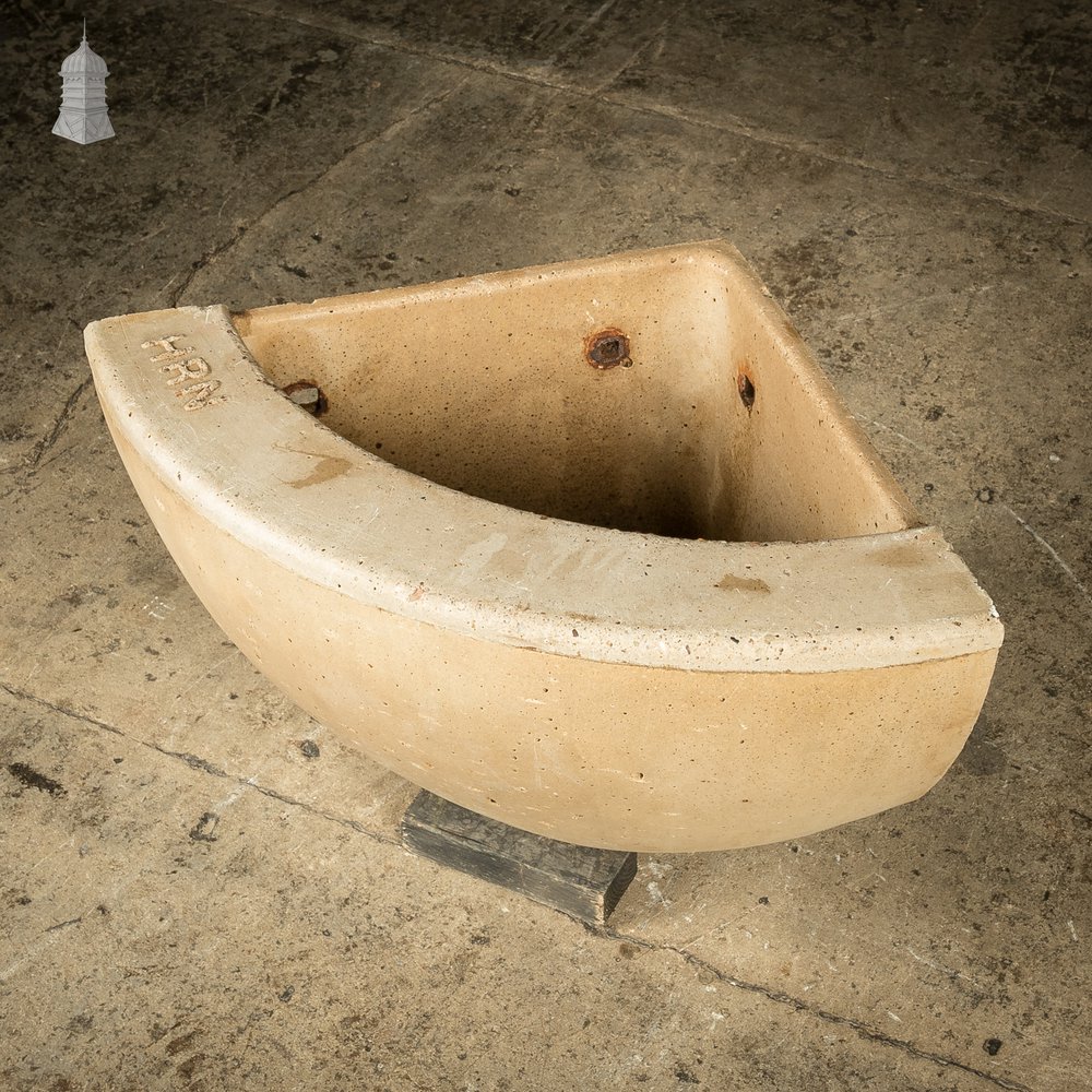 Concrete Corner Manger Trough Feeder Reclaimed from St Johns Barracks, London