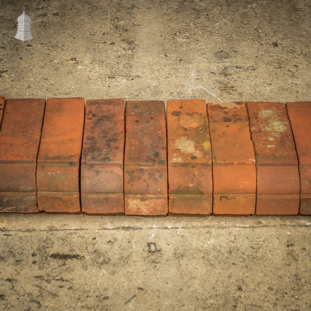 Stepped Bullnose Specials, Batch of 117 Red Brick Specials