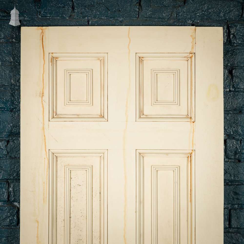 Pine Paneled Door, 6 Moulded Panel