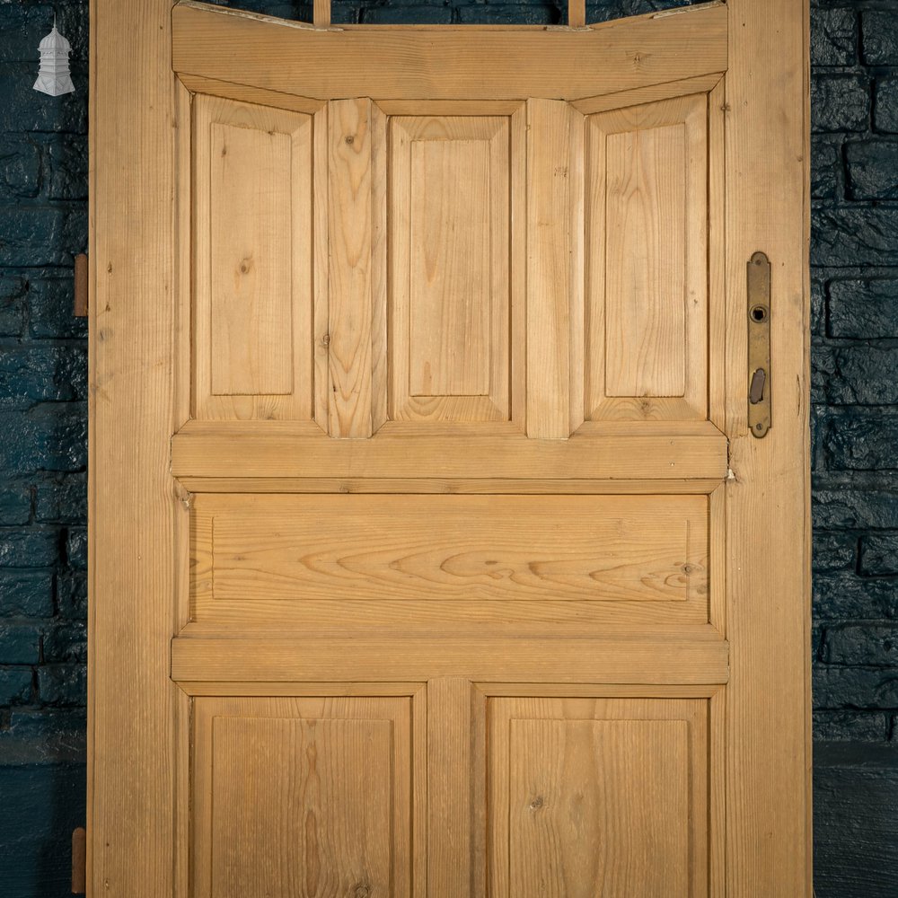 Half Glazed Doors, 12 Moulded Panel Pine Pair