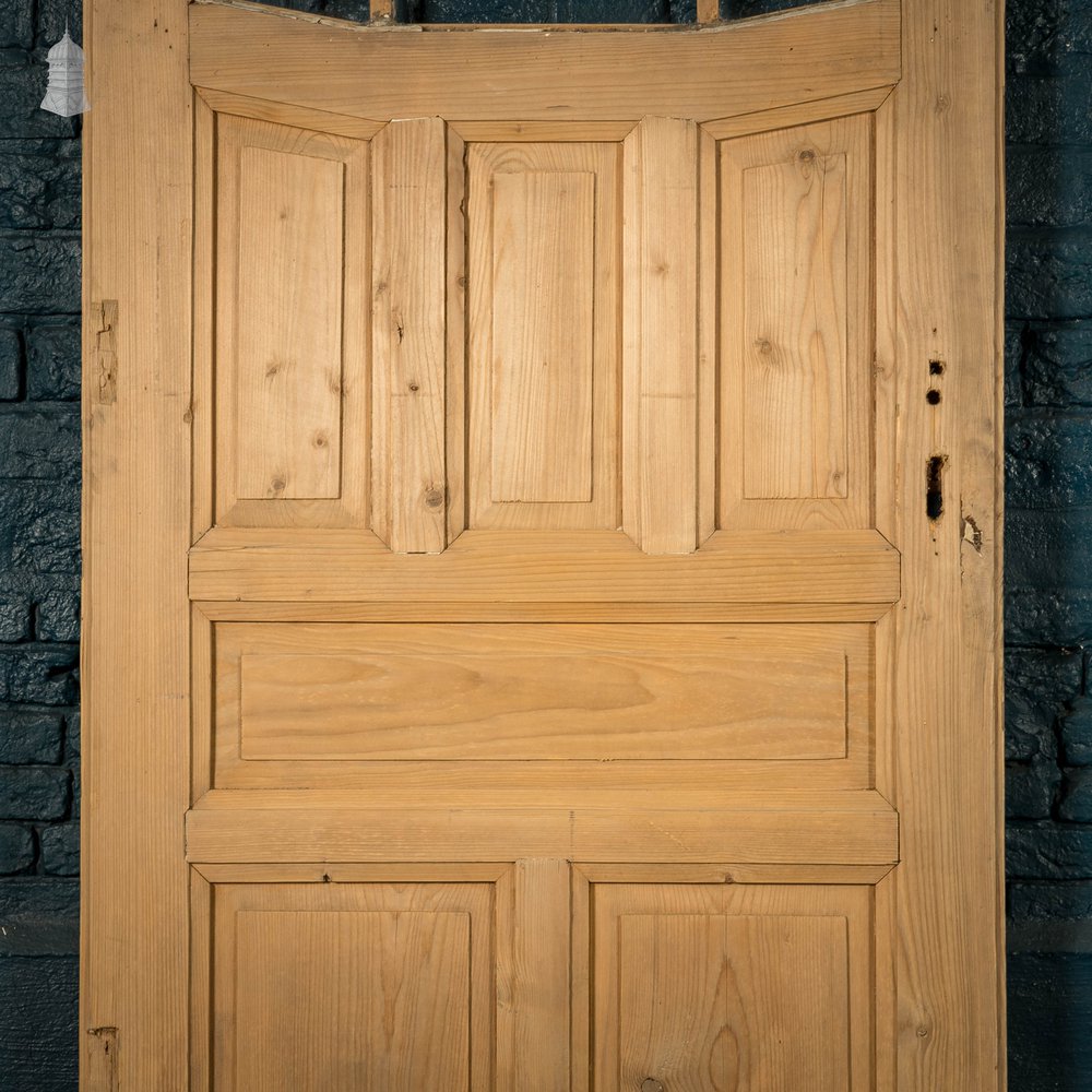 Half Glazed Doors, 12 Moulded Panel Pine Pair